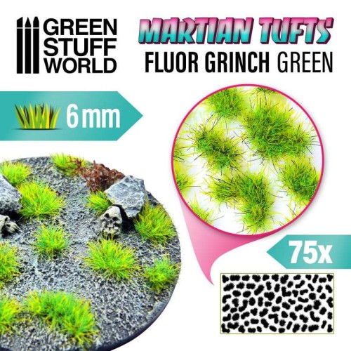 Przejdź do produktu Martian Fluor Tufts - FLUOR GRINCH GREEN