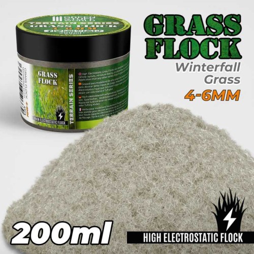 Przejdź do produktu Static Grass Flock 4-6mm - WINTERFALL GRASS - 200 ml