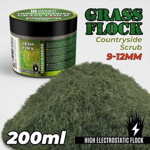 Przejdź do produktu Static Grass Flock 9-12mm - COUNTRYSIDE SCRUB - 200 ml