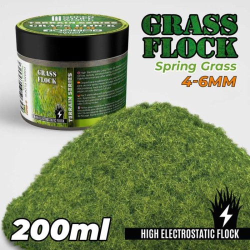 Przejdź do produktu Static Grass Flock 4-6mm - SPRING GRASS - 200 ml