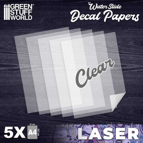 Przejdź do produktu Waterslide Decals - Laser Transparent