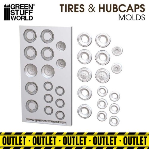 Przejdź do produktu Silicone Molds - Tires And Hubcaps - Outlet