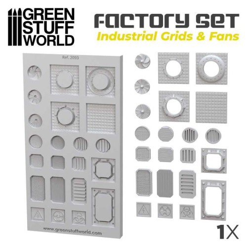 Przejdź do produktu Silicone Molds - Grids And Fans