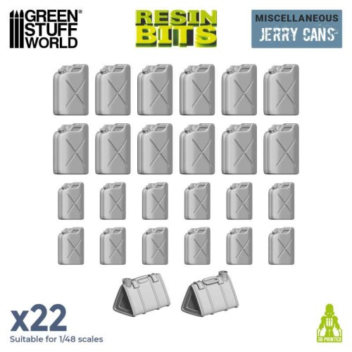 Przejdź do produktu 3D Printed Set - Resin Jerry Cans