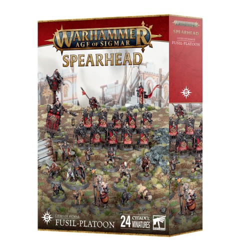 Przejdź do produktu Age of Sigmar: Spearhead - Cities Of Sigmar Fusil-Platoon