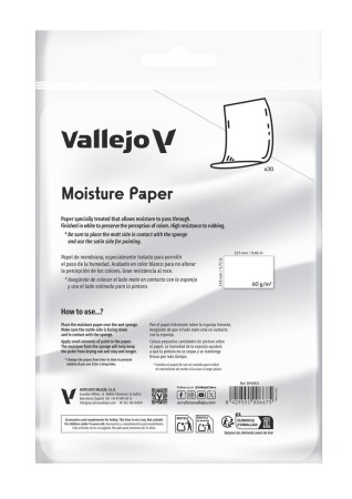 Vallejo: B90003 - Moisture Paper (30 szt.)