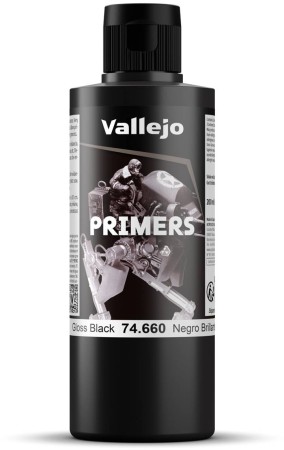 Vallejo: 74.660 - Surface Primer - Gloss Black Primer (200 ml)