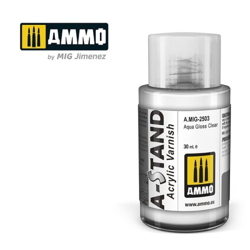 Przejdź do produktu Ammo: A-Stand Acrylic Varnish - Aqua Gloss Clear (30 ml)