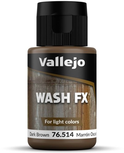 Przejdź do produktu Vallejo: 76.514 - Wash FX - Dark Brown (35 ml)