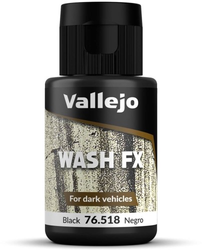 Przejdź do produktu Vallejo: 76.518 - Wash FX - Black (35 ml)