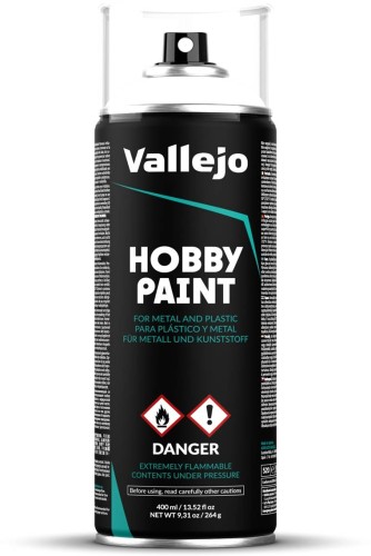 Przejdź do produktu Vallejo: 28.010 - Hobby Paint Spray - White Primer (400 ml)