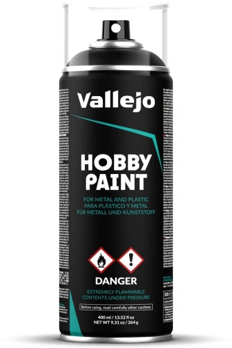 Przejdź do produktu Vallejo: 28.012 - Hobby Paint Spray - Black Primer (400 ml)