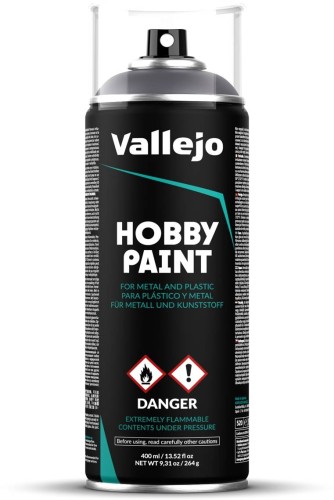 Przejdź do produktu Vallejo: 28.031 - Hobby Paint Spray - Gunmetal (400 ml)