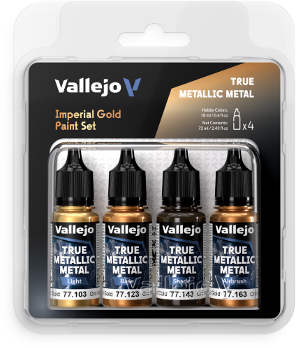 Przejdź do produktu Vallejo: True Metallic Imperial Gold