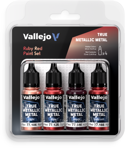 Przejdź do produktu Vallejo: True Metallic Ruby Red