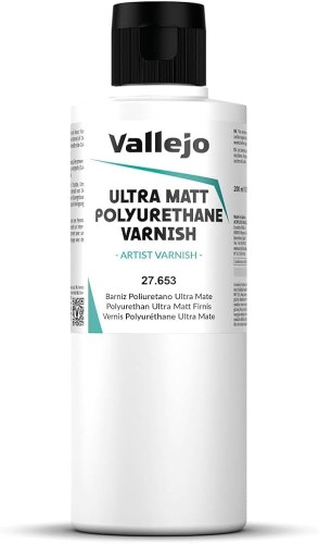 Przejdź do produktu Vallejo: Ultra Matt Polyurethane Varnish (200ml)