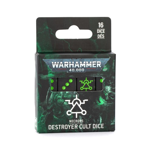 Przejdź do produktu Warhammer 40k: Necrons -  Destroyer Cult Dice