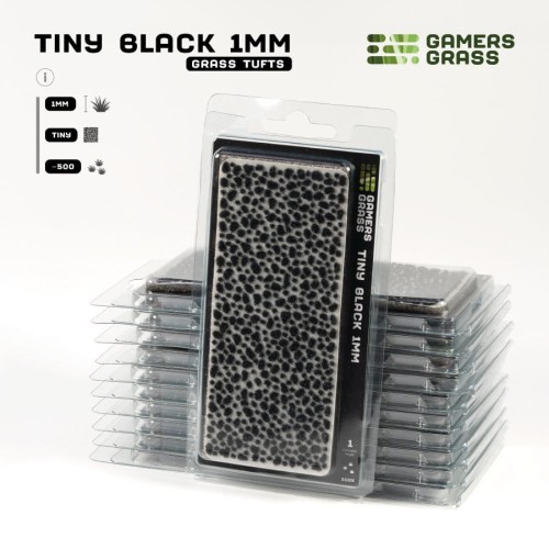 Przejdź do produktu Gamers Grass: Tiny Tufts - Tiny Black 1mm