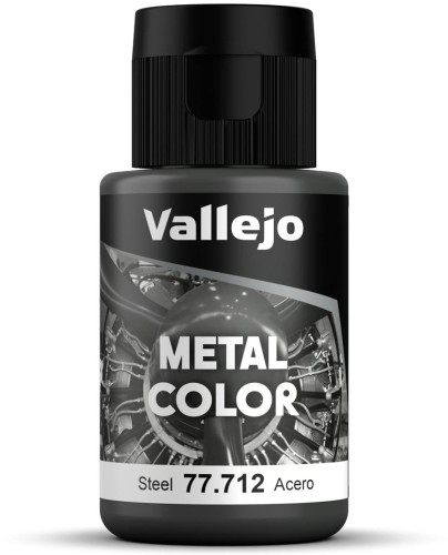 Przejdź do produktu Vallejo: 77.712 - Metal Color - Steel (32 ml)