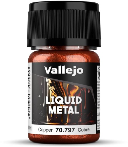 Przejdź do produktu Vallejo: 70.797 - Liquid Metal - Copper (35 ml)