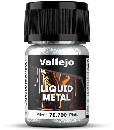 Przejdź do produktu Vallejo: 70.790 - Liquid Metal - Silver (35 ml)