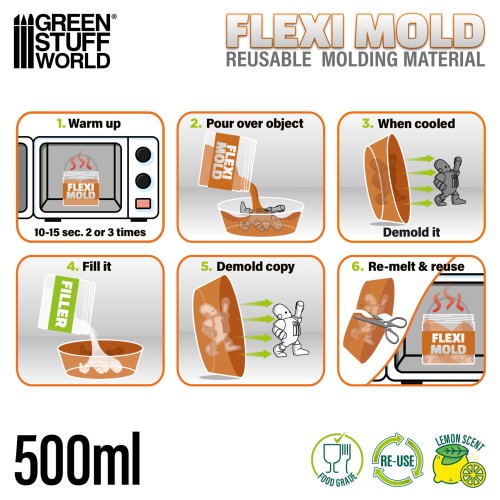 Przejdź do produktu Flexi Mold - Reusable Molding Material