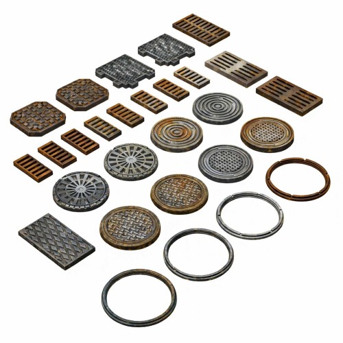 Przejdź do produktu Manhole Covers 1:48-1:35