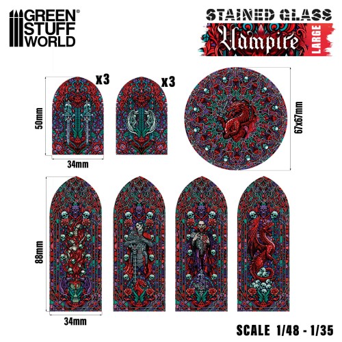 Przejdź do produktu Vampire Stained Glass - Large