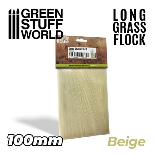 Przejdź do produktu Long Grass Flock 100mm - Beige